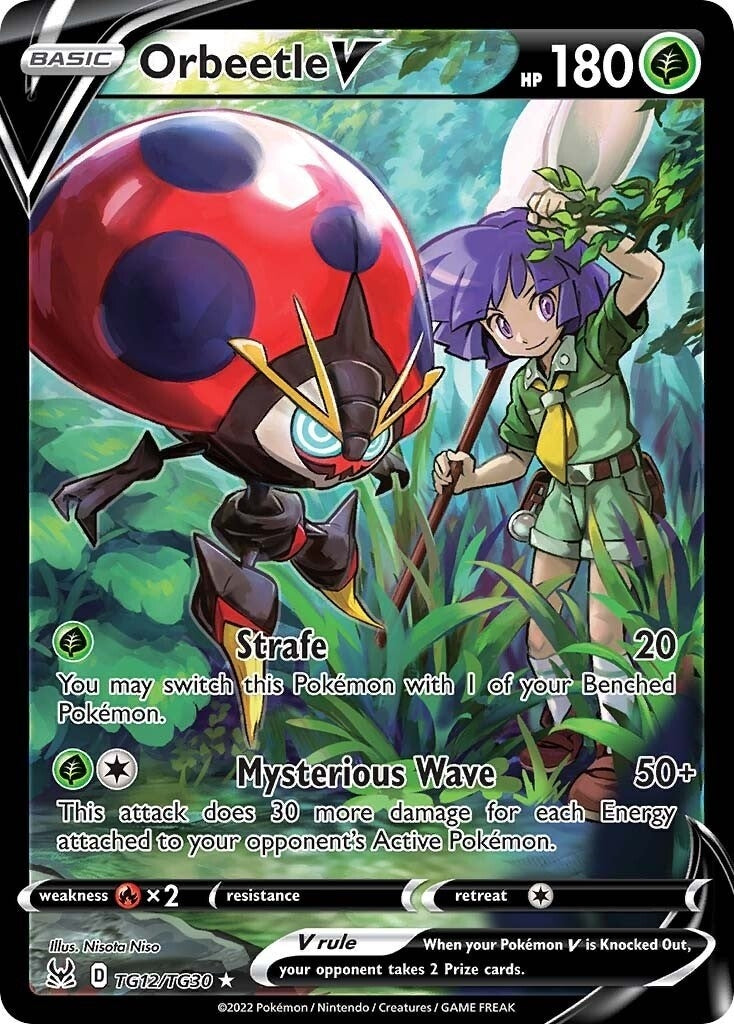 Image for Orbeetle V (TG12/TG30) (SWSH11: Lost Origin Trainer Gallery) - Pokemon