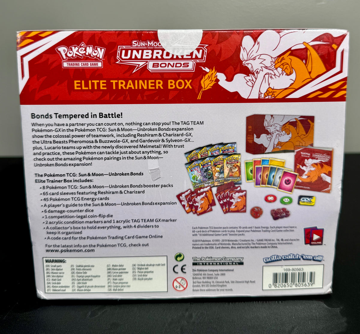 Unbroken Bonds Elite Trainer Box *SEE PICS*
