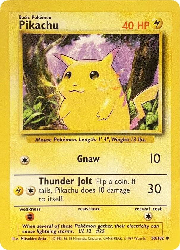 Image for Pikachu (058/102) (Base Set) - Pokemon
