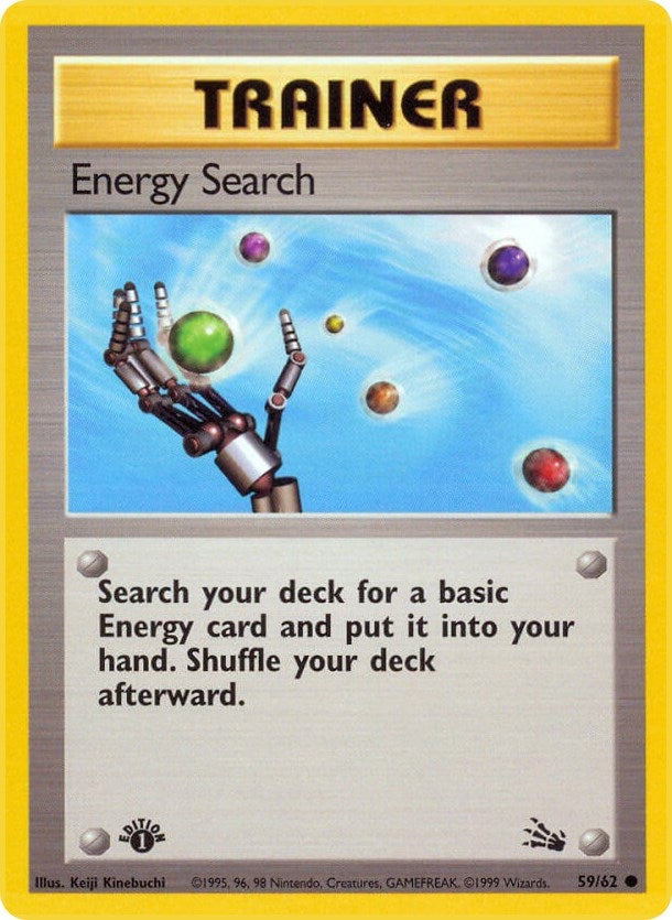 Image for Energy Search (59/62) (Fossil) - Pokemon