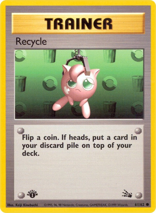 Image for Recycle (61/62) (Fossil) - Pokemon