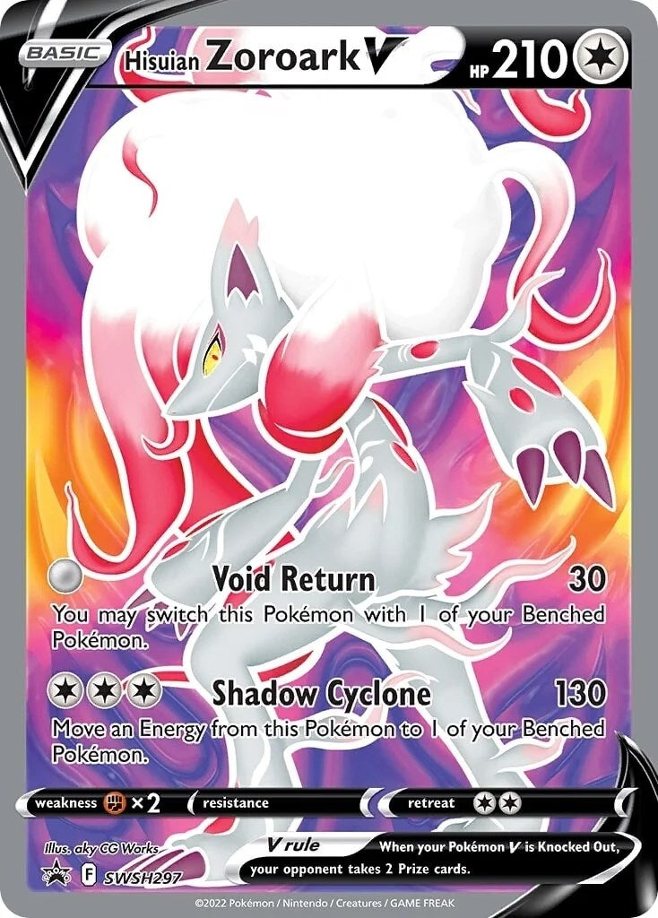 Image for Hisuian Zoroark V - SWSH297 (SWSH297) (SWSH: Sword & Shield Promo Cards) - Pokemon