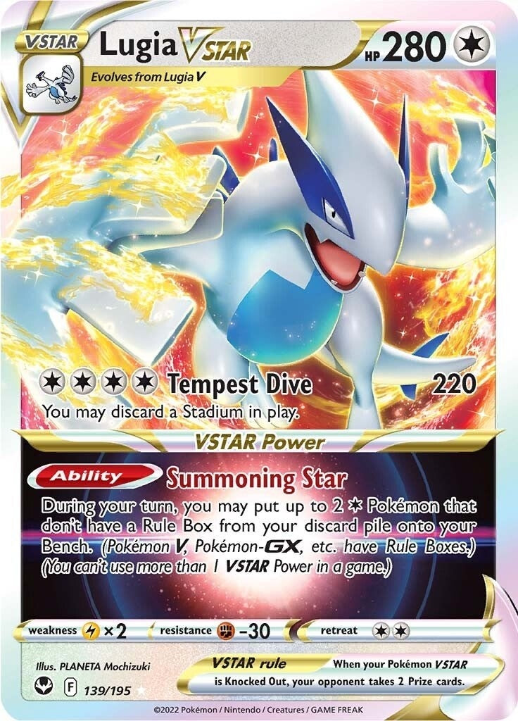 Lugia VSTAR (139/195) (SWSH12: Silver Tempest)