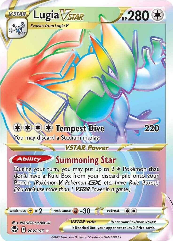 Image for Lugia VSTAR (Secret) (202) (202/195) (SWSH12: Silver Tempest) - Pokemon