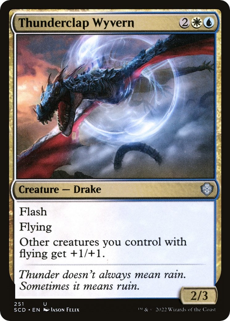 Image for Thunderclap Wyvern (251) (Starter Commander Decks) - Magic: The Gathering