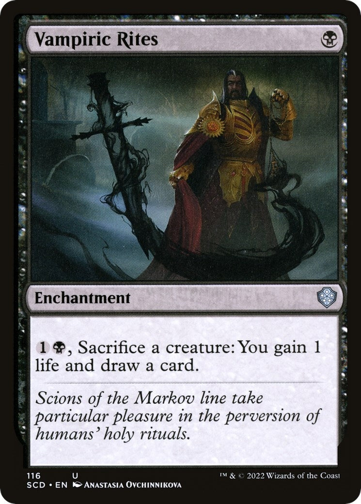 Image for Vampiric Rites (116) (Starter Commander Decks) - Magic: The Gathering