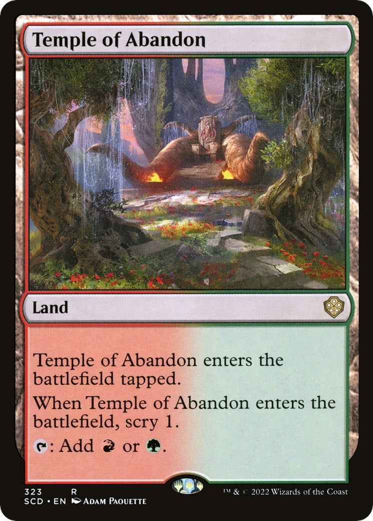 Image for Temple of Abandon (323) (Starter Commander Decks) - Magic: The Gathering
