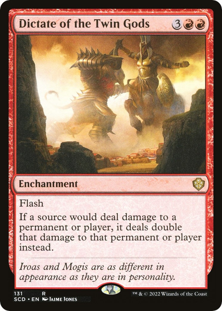 Image for Dictate of the Twin Gods (131) (Starter Commander Decks) - Magic: The Gathering