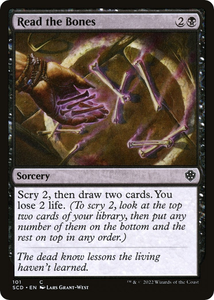 Image for Read the Bones (101) (Starter Commander Decks) - Magic: The Gathering