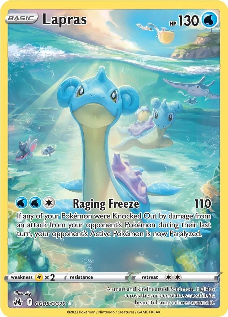 Lapras (GG05/GG70) (Crown Zenith: Galarian Gallery)