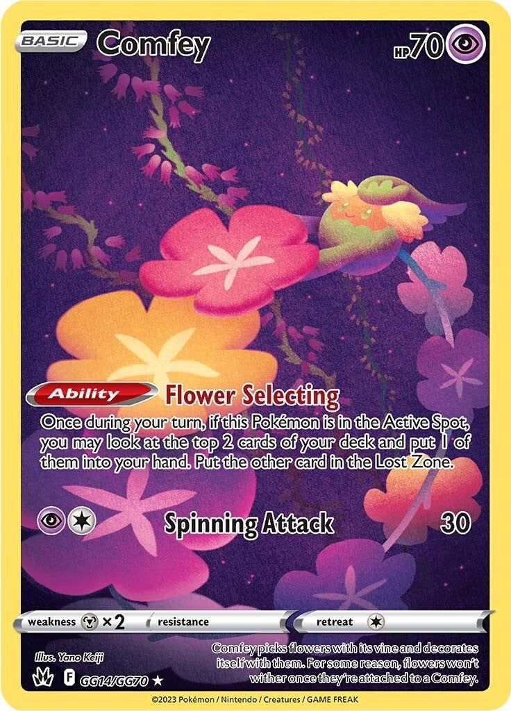 Comfey (GG14/GG70) (Crown Zenith: Galarian Gallery)