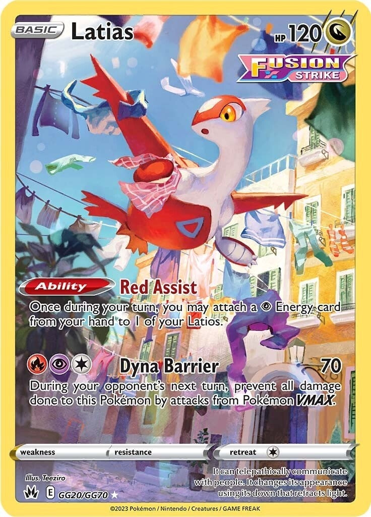 Latias (GG20/GG70) (Crown Zenith: Galarian Gallery)