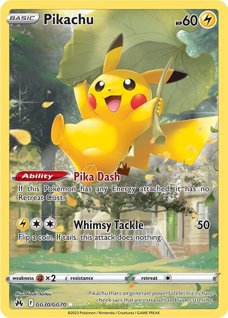 Image for Pikachu (GG30/GG70) (Crown Zenith: Galarian Gallery) - Pokemon