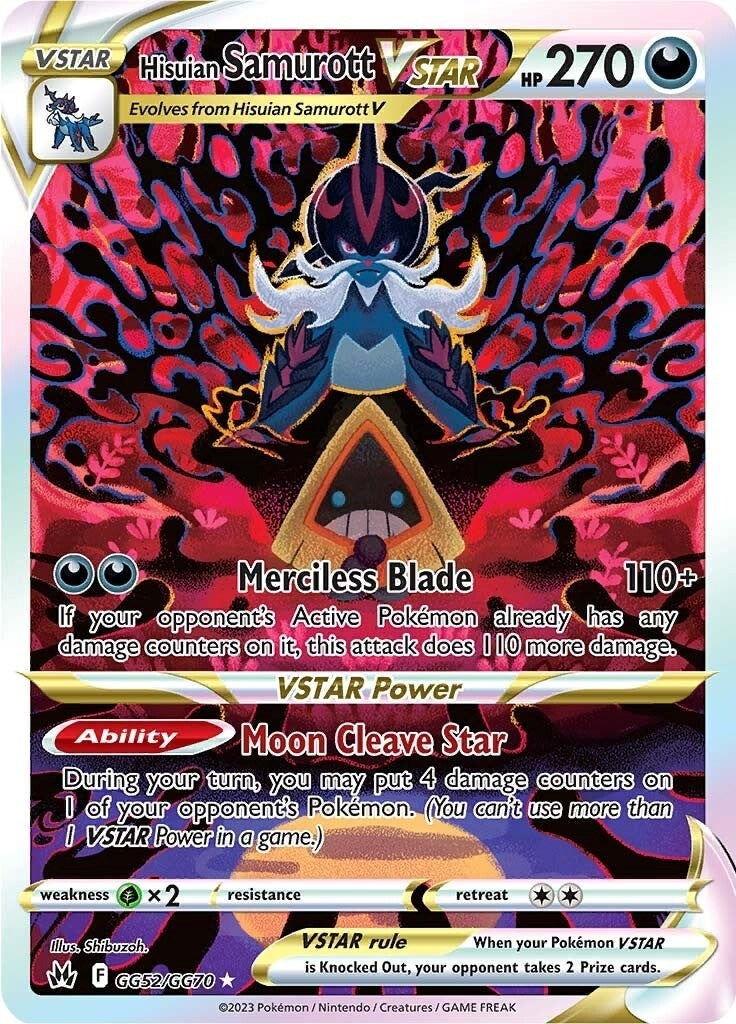 Hisuian Samurott VSTAR (GG52/GG70) (Crown Zenith: Galarian Gallery)