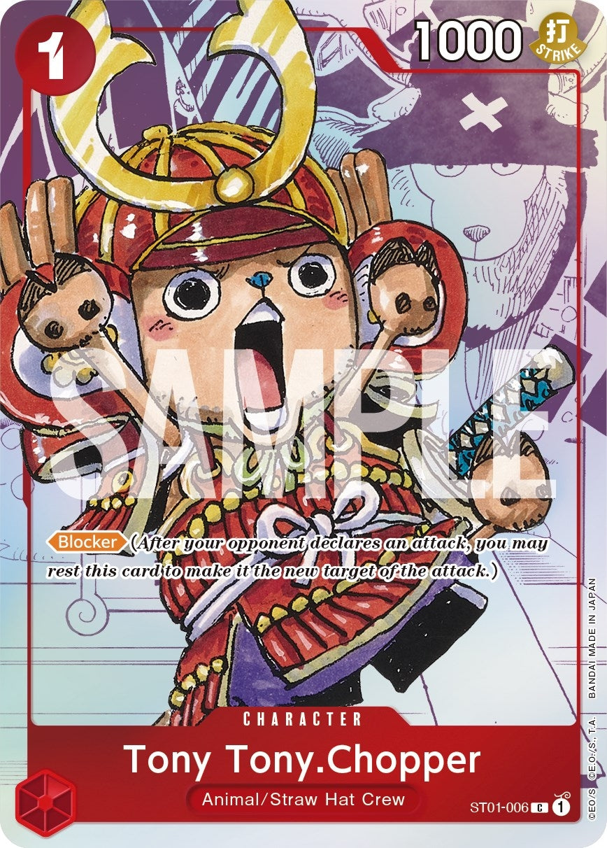 Image for Tony Tony.Chopper - ST01-006 (Alternate Art) (ST01-006) (Foil) (One Piece Promotion Cards) - One Piece Card Game