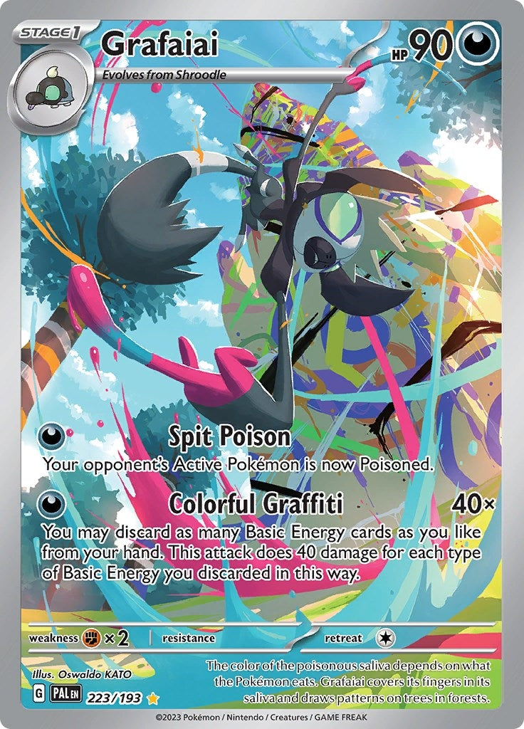Image for Grafaiai (223/193) (SV02: Paldea Evolved) - Pokemon