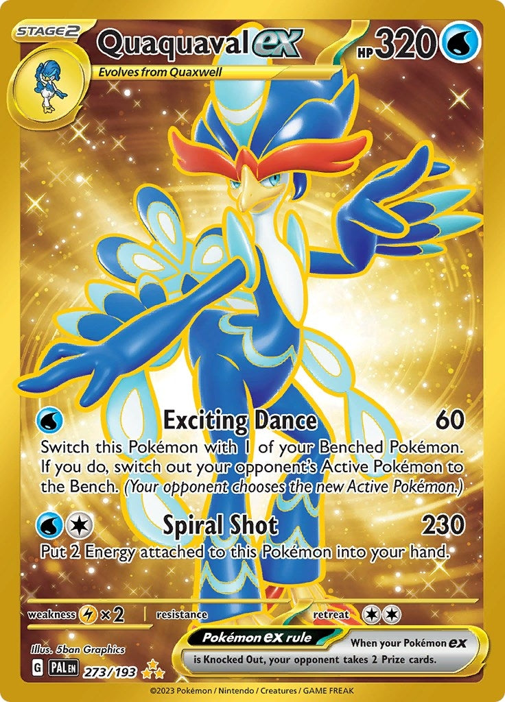 Image for Quaquaval ex (273/193) (SV02: Paldea Evolved) - Pokemon