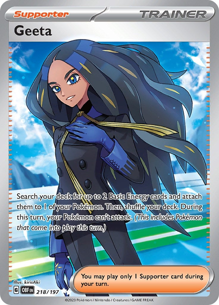 Geeta (218/197) (SV03: Obsidian Flames)