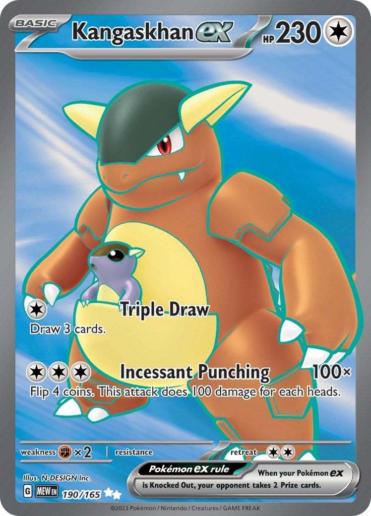 Kangaskhan ex (190/165) (SV: Scarlet & Violet 151)