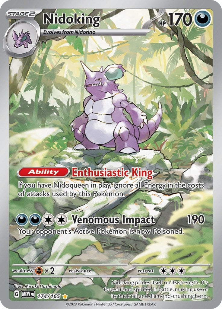 Image for Nidoking (174/165) (SV: Scarlet & Violet 151) - Pokemon
