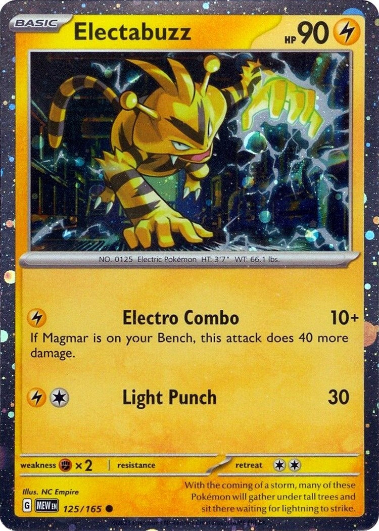 Image for Electabuzz - 125/165 (Cosmos Holo) (125/165) (Miscellaneous Cards & Products) - Pokemon