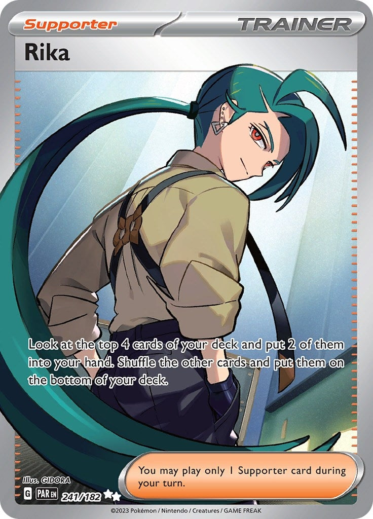 Image for Rika (241/182) (SV04: Paradox Rift) - Pokemon