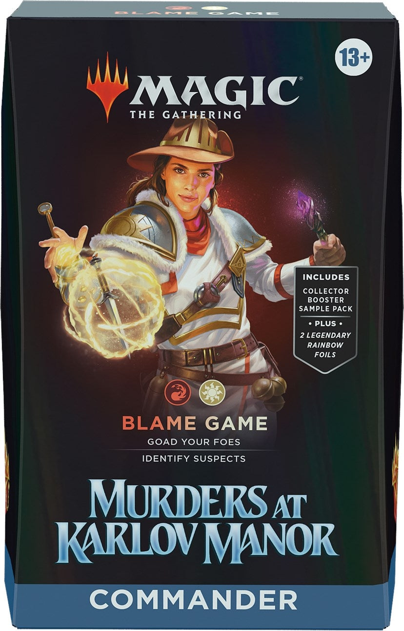 Image for Murders at Karlov Manor Commander Deck - Blame Game - Magic: The Gathering