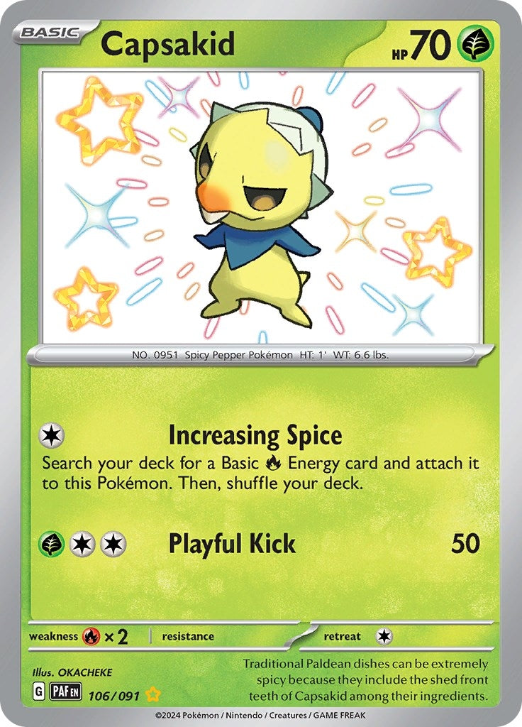 Capsakid (106/091) (SV: Paldean Fates)