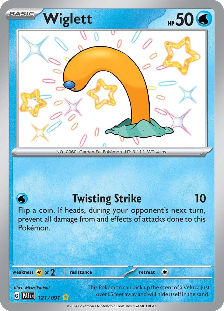 Image for Wiglett (121/091) (SV: Paldean Fates) - Pokemon