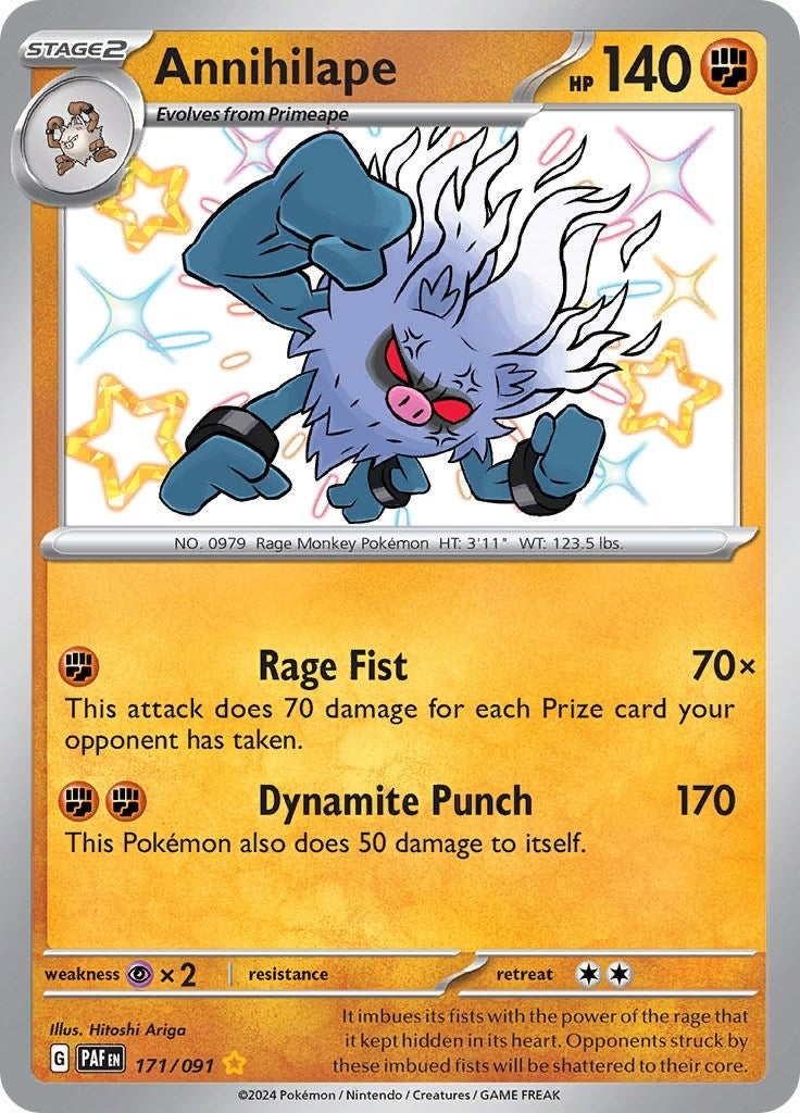 Image for Annihilape (171/091) (SV: Paldean Fates) - Pokemon
