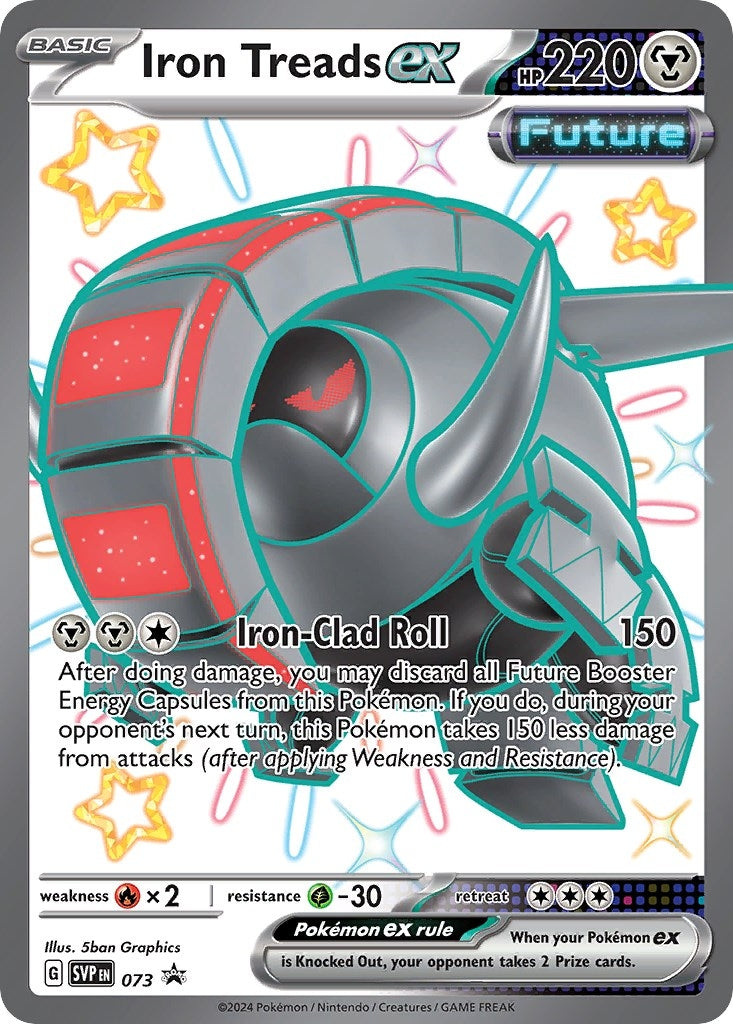 Image for Iron Treads ex - 073 (073) (SV: Scarlet & Violet Promo Cards) - Pokemon