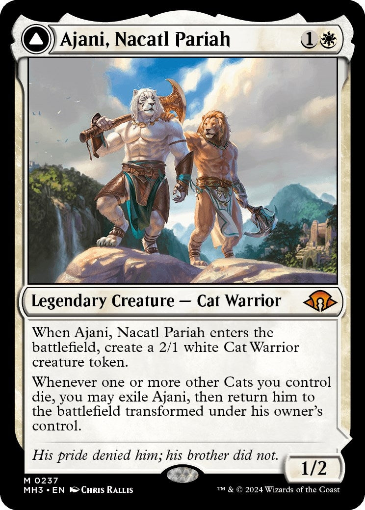 Image for Ajani, Nacatl Pariah (237) (Modern Horizons 3) - Magic: The Gathering