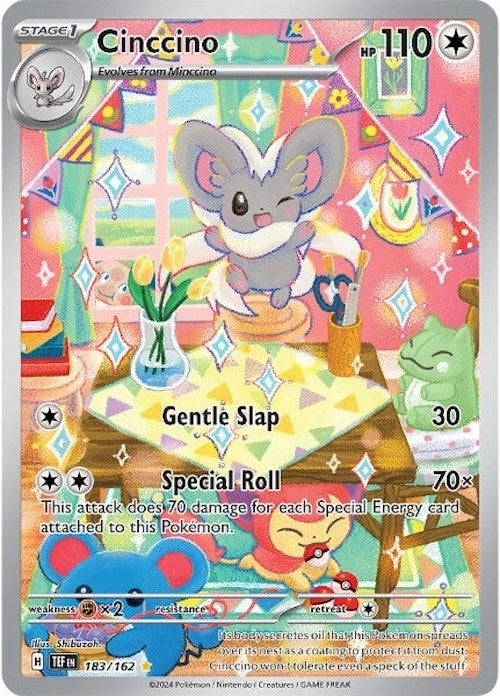 Image for Cinccino (183/162) (SV05: Temporal Forces) - Pokemon