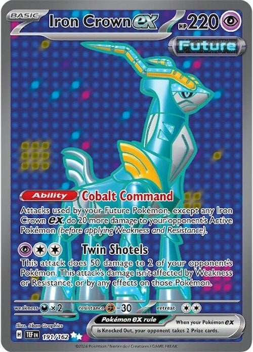 Image for Iron Crown ex (191/162) (SV05: Temporal Forces) - Pokemon