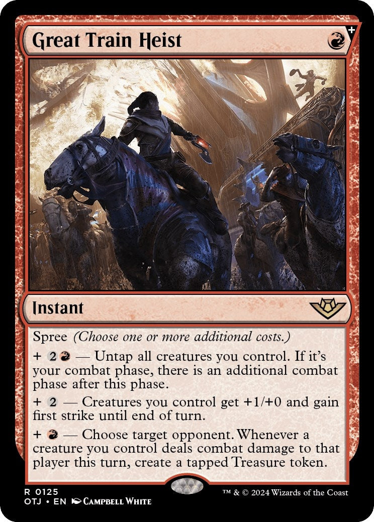 Image for Great Train Heist (125) (Outlaws of Thunder Junction) - Magic: The Gathering
