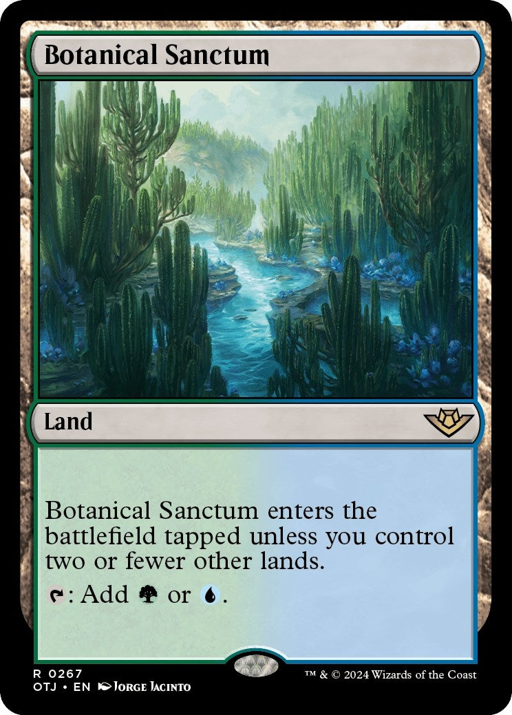 Image for Botanical Sanctum (267) (Foil) (Outlaws of Thunder Junction) - Magic: The Gathering