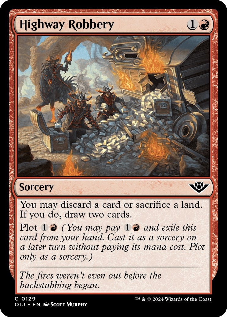 Image for Highway Robbery (129) (Foil) (Outlaws of Thunder Junction) - Magic: The Gathering