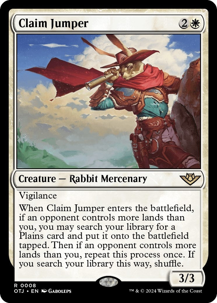 Image for Claim Jumper (8) (Foil) (Outlaws of Thunder Junction) - Magic: The Gathering
