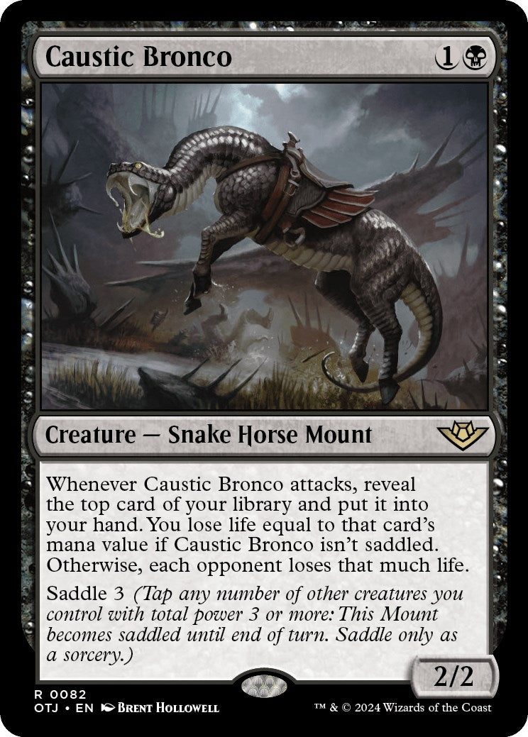 Image for Caustic Bronco (82) (Outlaws of Thunder Junction) - Magic: The Gathering