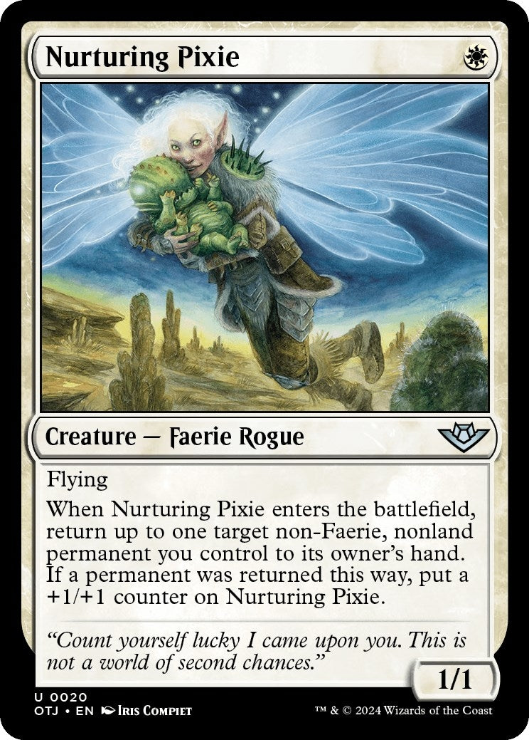 Nurturing Pixie (20) (Foil) (Outlaws of Thunder Junction)