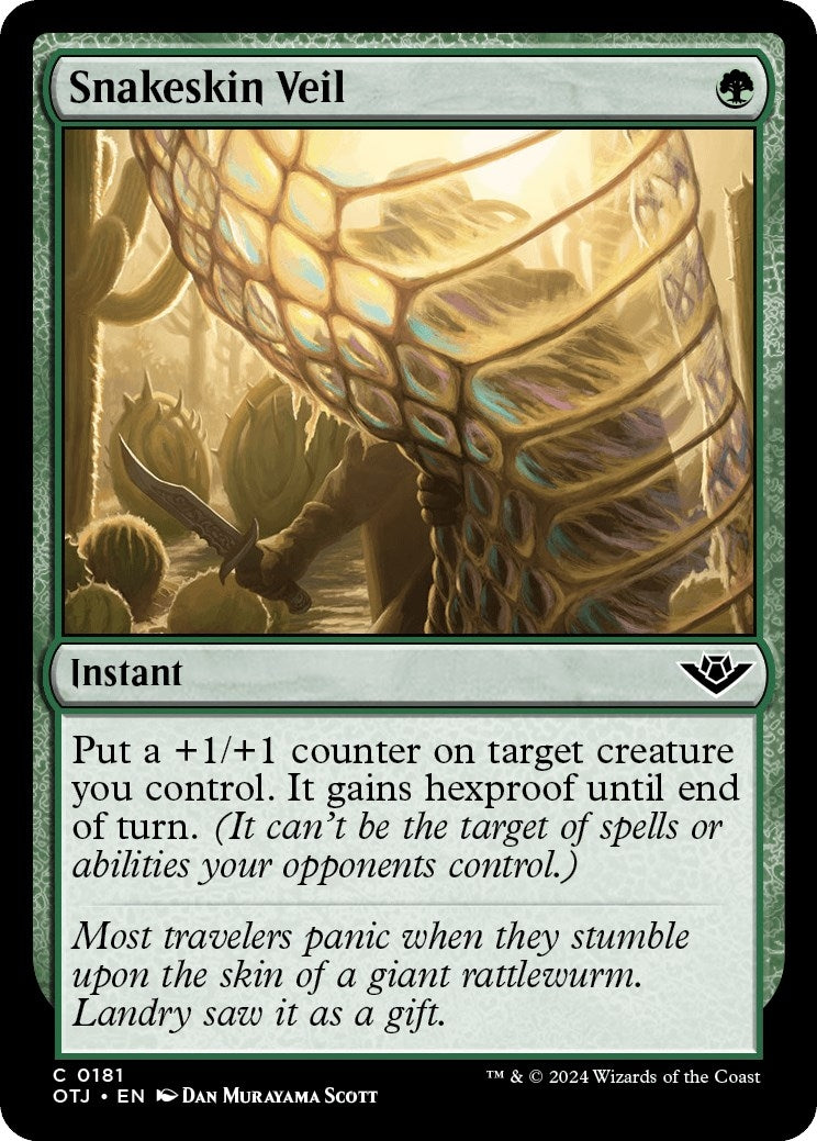 Image for Snakeskin Veil (181) (Outlaws of Thunder Junction) - Magic: The Gathering