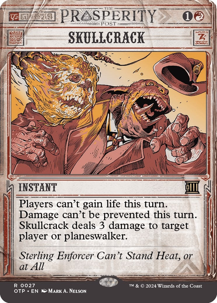 Image for Skullcrack (27) (Foil) (Outlaws of Thunder Junction: Breaking News) - Magic: The Gathering