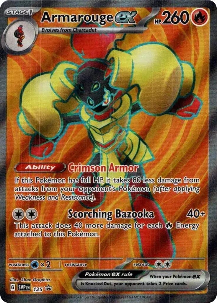 Image for Armarouge ex - 125 (125) (SV: Scarlet & Violet Promo Cards) - Pokemon