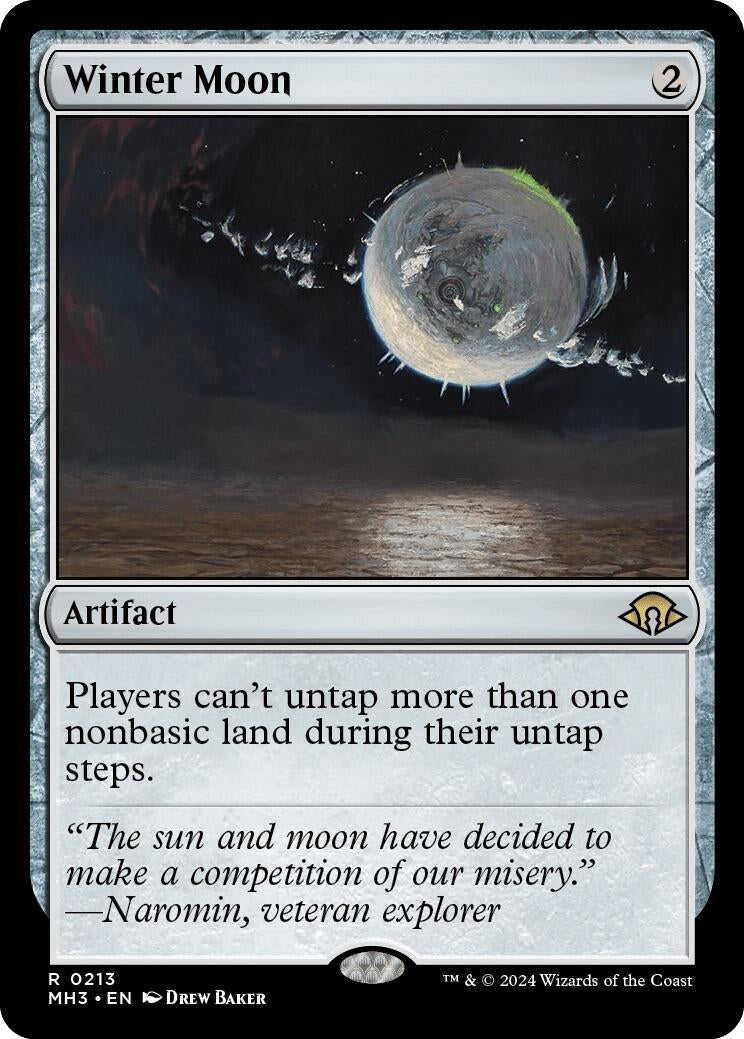 Winter Moon (213) (Foil) (Modern Horizons 3)