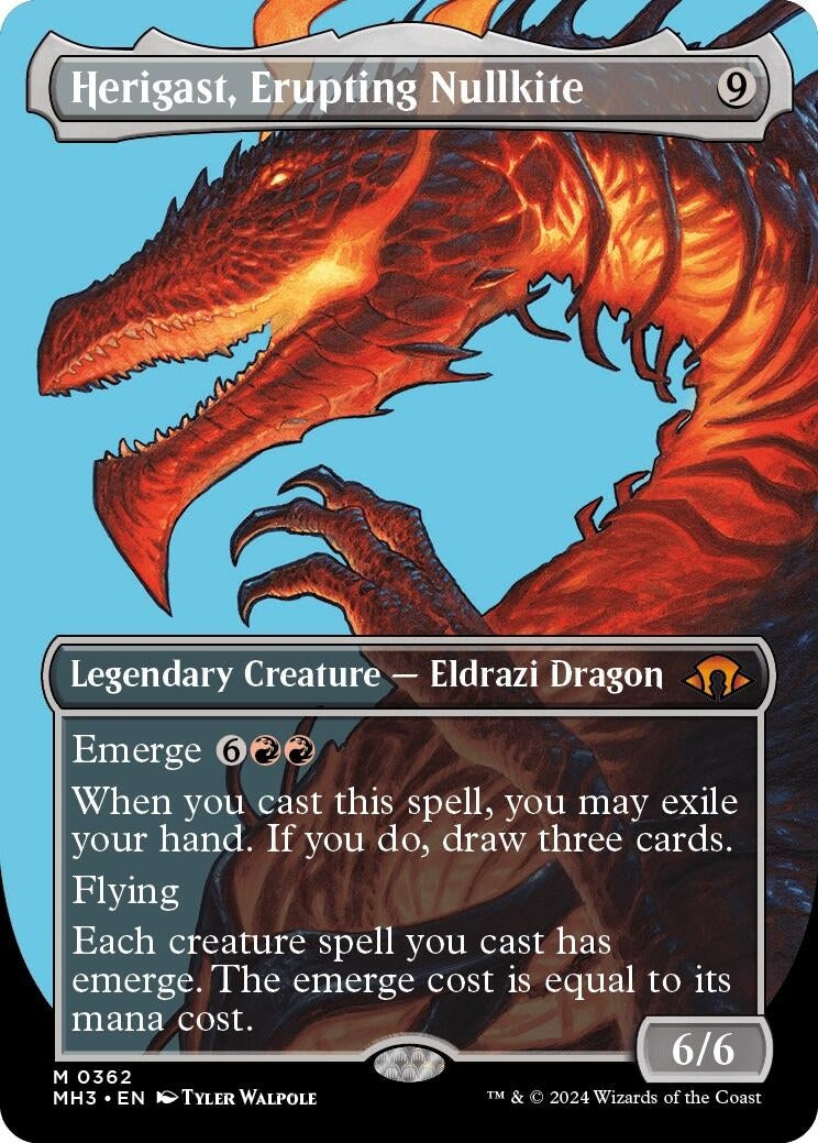 Image for Herigast, Erupting Nullkite (Borderless) (362) (Modern Horizons 3) - Magic: The Gathering