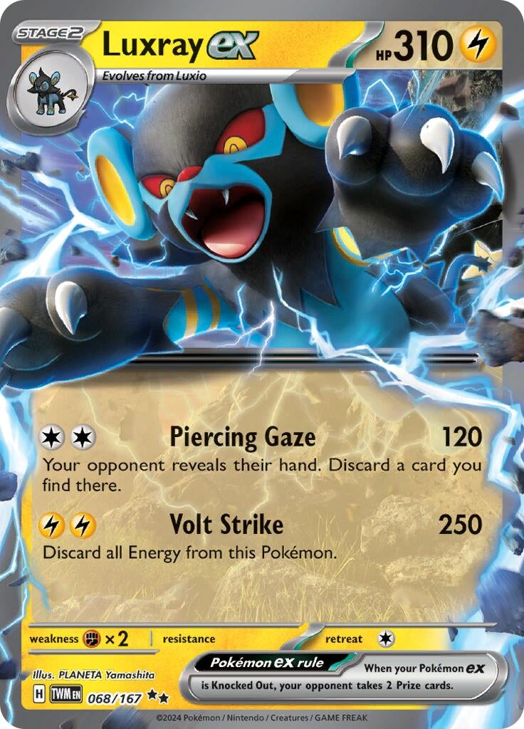Image for Luxray ex (068/167) (SV06: Twilight Masquerade) - Pokemon