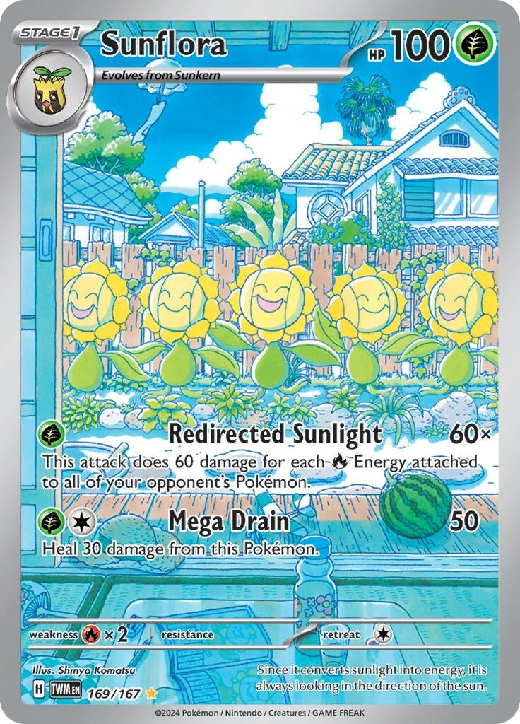 Image for Sunflora (169/167) (SV06: Twilight Masquerade) - Pokemon