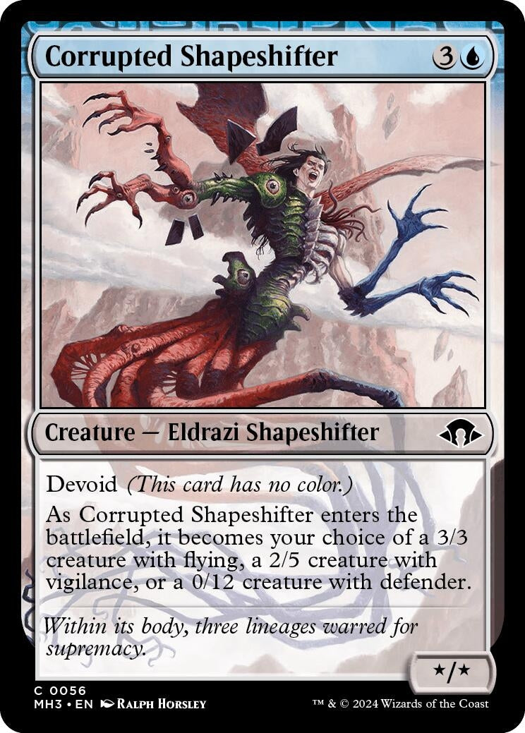 Image for Corrupted Shapeshifter (56) (Foil) (Modern Horizons 3) - Magic: The Gathering