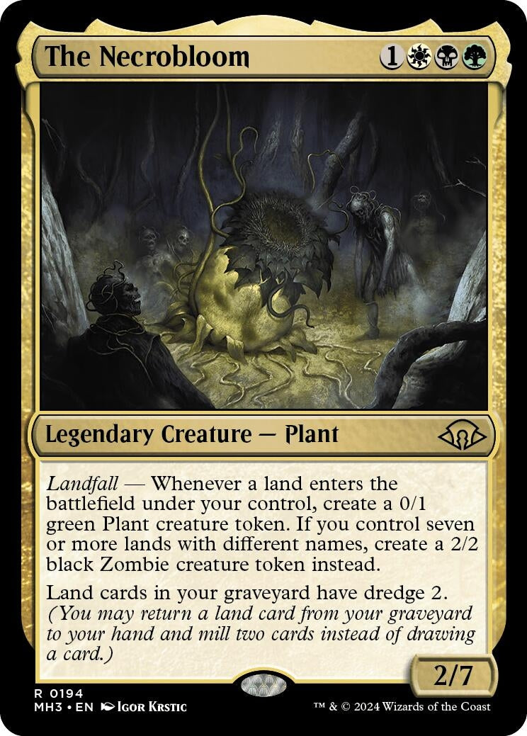 Image for The Necrobloom (194) (Modern Horizons 3) - Magic: The Gathering