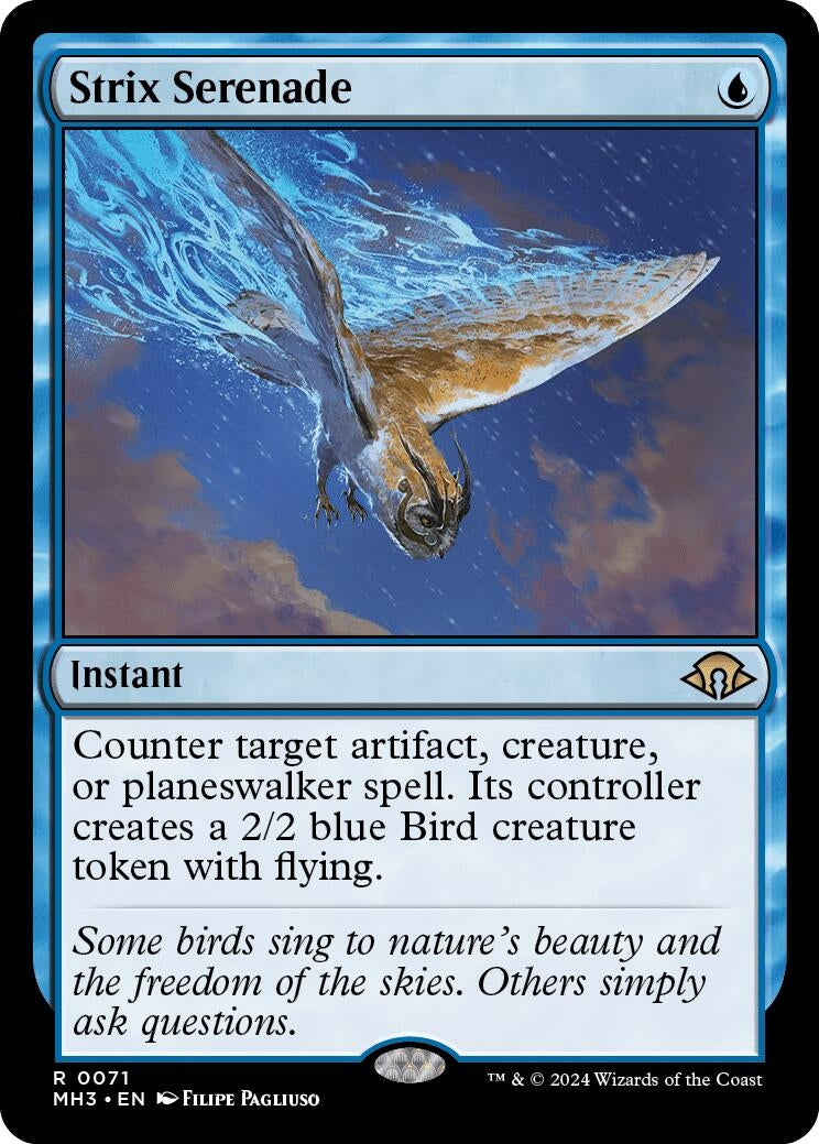 Image for Strix Serenade (71) (Foil) (Modern Horizons 3) - Magic: The Gathering
